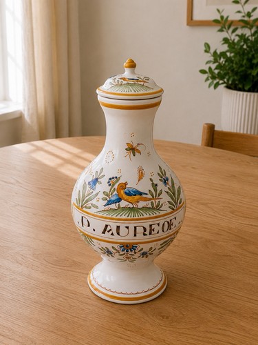 Pot couvert faïence - couvert, de