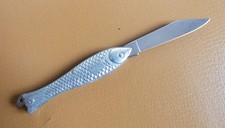 Petit Couteau Canif Mikol en forme de Poisson (Pêche, Chasse, Tradition)