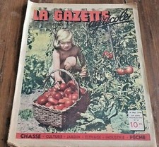 LA GAZETTE AGRICOLE N°24 / 18 MAI 1946 CHASSE CULTURE JARDIN ELEVAGE PECHE