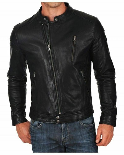 Veste cuir pour homme - en,