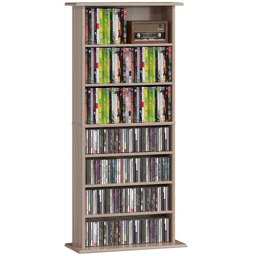 Homcom rangements pour et - pour, cd