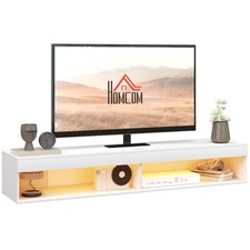 HOMCOM Meuble TV 180x40x30cm