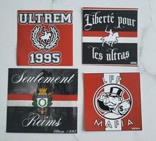 Autocollants Ultrem 1995 stickers Ultras Reims UR95 Stade Rémois