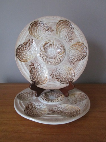 Assiettes huîtres - 2, /