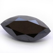 1 pièce de diamant noir