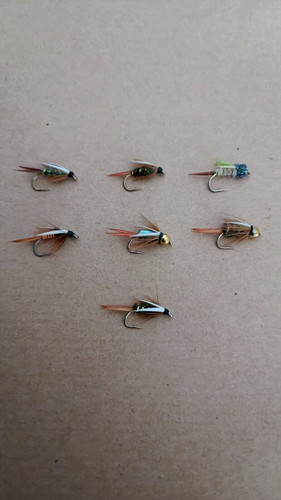 Mouches peche de type - 7,