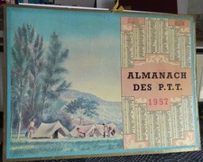 Calendrier des postes 1957