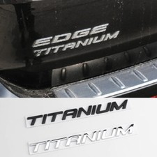 For ford EDGE EXPLORER TITANIUM 1PCS Emblèmes et ornements Rear Logo Badge Metal