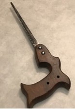 Outil Ancien Scie À Guichet Outil De Coupe Scie À Main Travail Du Bois