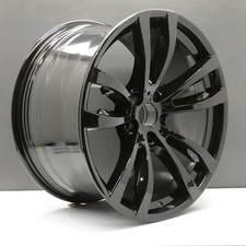 BMW X5 F15 E70 X6 F16 20'' Roue Alliage Noir 11J Arrière OEM Style 469 Origine
