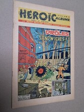 Rare Héroic-albums n°20 10ème année Félix Maurice Tillieux très bel état 1954