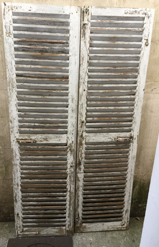 Volets persienne en - volets, (paire)