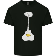 T-Shirt Enfant Guitare Électrique Acoustique Œuf Drôle