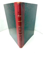 Rare Livre Collection " L'ILLUSTRATION TOME CXXXI "Janvier à Juin 1908-Cuir-
