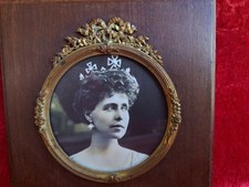 Très Beau Vieux Cadre Photo, Style Art Nouveau, Reine