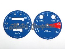 2 fonds de compteur/cadrans - km/h & compte-tours - HONDA XL125K3