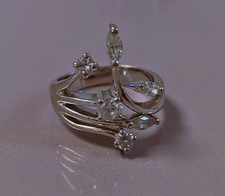 Superbe bague argent zirconium