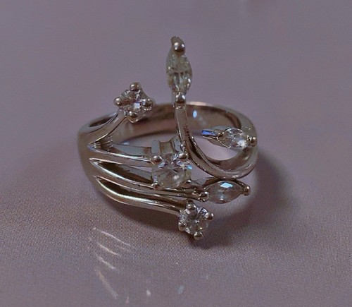 Superbe bague argent zirconium