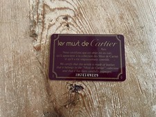 Carte CARTIER MUST -