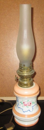 Pied lampe pétrole en - pied, a