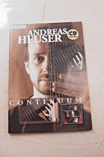 Ancienne Notes Andreas Heuser Continuum Avec CD Acoustique Guitare Tablature