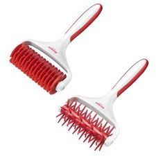 1 rouleau grillagé de 195 cm + 1 rouleau de 20 cm plastique blanc/rouge 321822E6