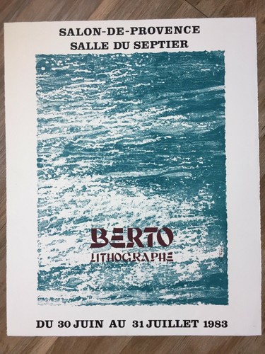 Affiche lithographie - affiche, en