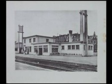 GARE DE LENS, BUFFET - 1930 - 2 PLANCHES ARCHITECTURE - URBAIN CASSAN