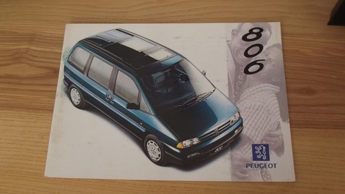 Brochure catalogue peugeot - catalogue, 806