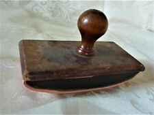 Ancien Tampon buvard de bureau en bois - années 1930