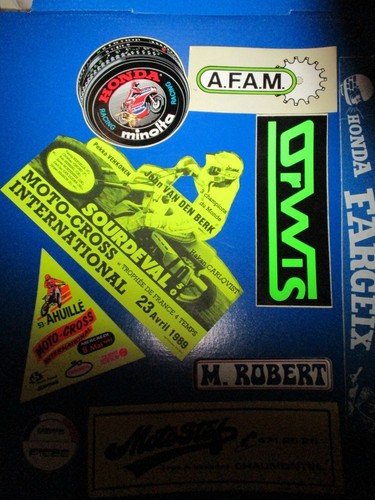 Autocollants moto honda - 9,