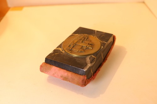Ancien tampon buvard marbre - tampon,