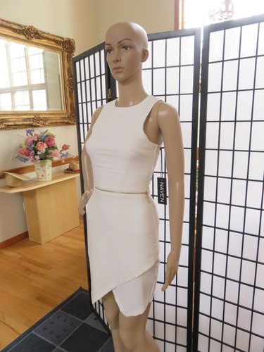 Naven white bodycon dress - bodycon,