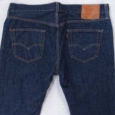 Hommes Levi's 501 Regular Straight Bleu Jeans W34 L30