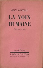 EO SUR ALFA ( MENTION FICTIVE ) 1930 THÉÂTRE + JEAN COCTEAU : LA VOIX HUMAINE