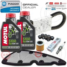 KIT D'ENTRETIEN Huile Motul 5100 15W50 Piaggio Beverly Sport Touring 350 2013