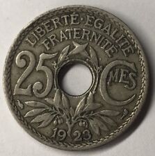 25 Centimes Lindauer 1923 Monnaie Française Achat Unitaire
