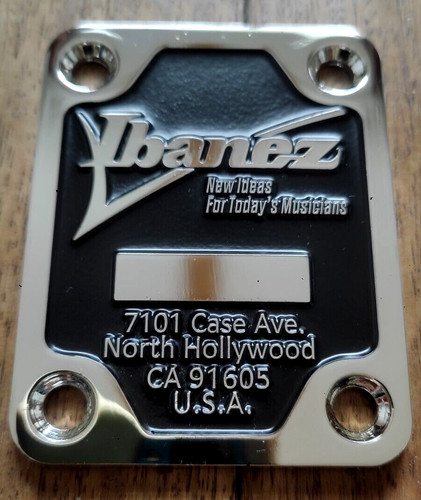Neck plate ibanez - ibanez, plaque