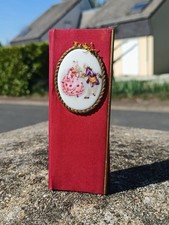 ETUI A PEIGNE ET MIROIR TISSU