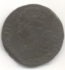 LOUIS XVI  2 SOLS 1792 atelier