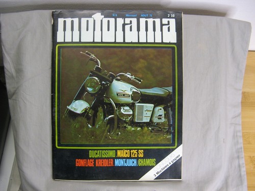 Revue août 1971 motorama - revue, :