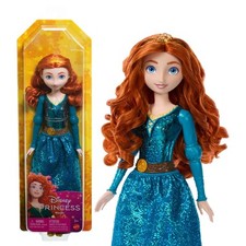 Mattel Princesses Disney Poupée Merida articulée avec Tenue Scintillante et A...