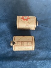 Anciennes bobines de fils Cablé Colonial 