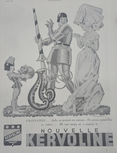 Publicité ancienne kervoline - ancienne,