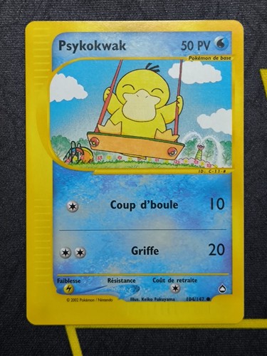 Carte pokemon psykokwak - carte,