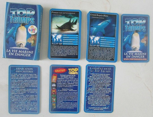 Jeu cartes top trumps - de,