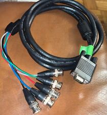 Câble de moniteur vidéo  5 BNC RGB/H+V vers D-sub VGA