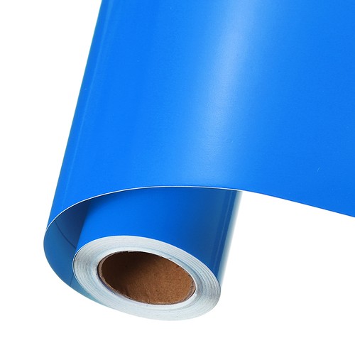 Vinyle adhésif permanent bleu