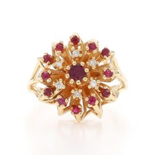 Bague Cocktail Halo En Or