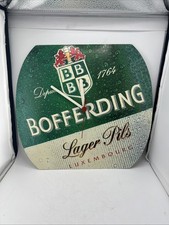 Horloge pendule publicitaire de bar Bière Bofferding luxembourg